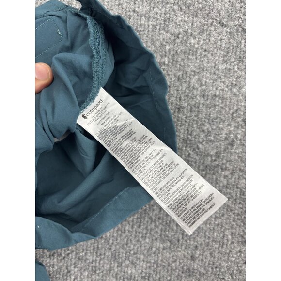 Cotopaxi Shorts Mens Medium Teal Blue Swim Trunks Mesh Liner Elastic Waist Sport - Picture 7 of 7